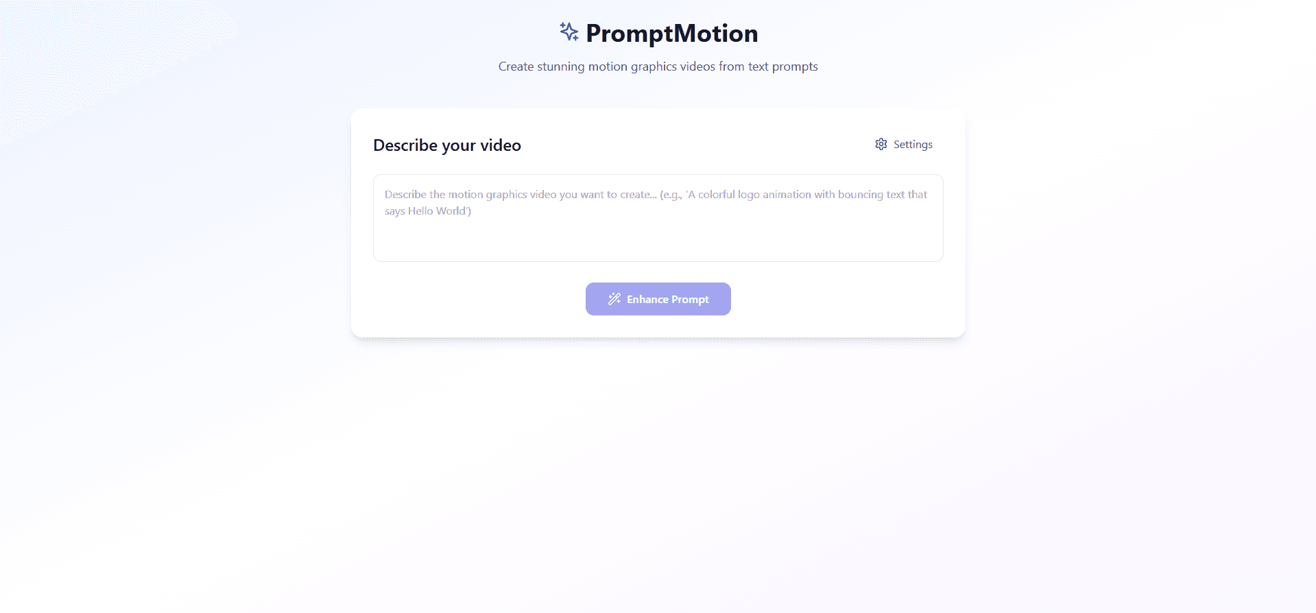PromptMotion
